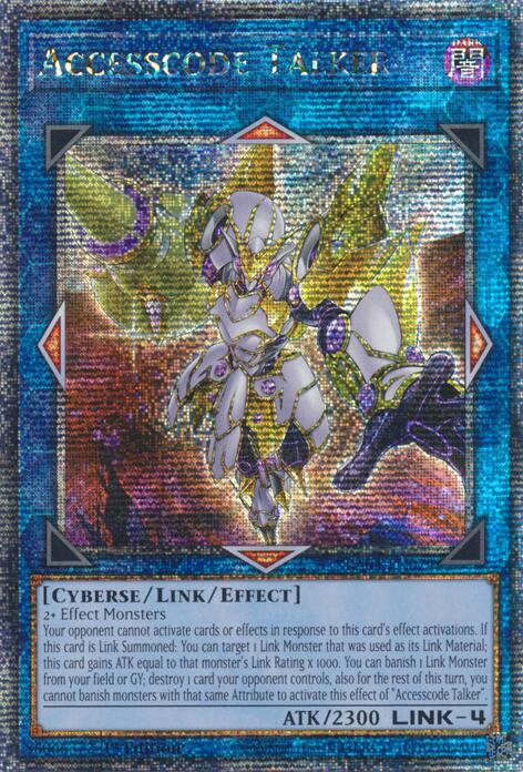 Accesscode Talker (New Art) [RA04-EN079] Quarter Century Secret Rare | Black Swamp Games