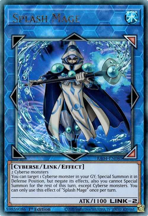 Splash Mage [RA04-EN080] Prismatic Ultimate Rare | Black Swamp Games