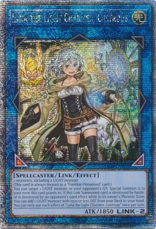 Lyna the Light Charmer, Lustrous [RA04-EN081] Quarter Century Secret Rare | Black Swamp Games