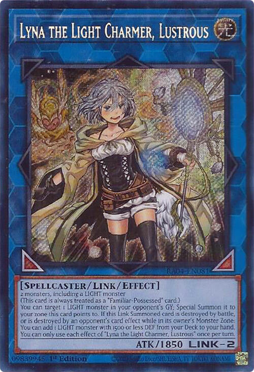 Lyna the Light Charmer, Lustrous [RA04-EN081] Secret Rare | Black Swamp Games