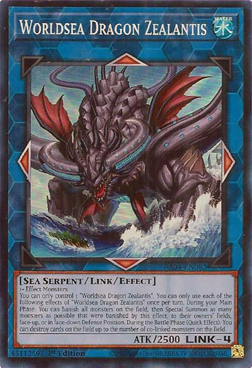 Worldsea Dragon Zealantis [RA04-EN082] Super Rare | Black Swamp Games