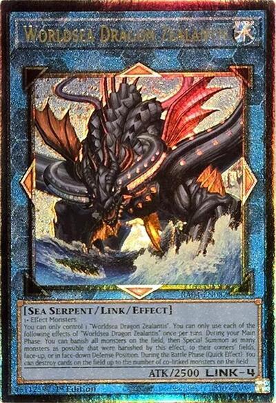 Worldsea Dragon Zealantis [RA04-EN082] Prismatic Ultimate Rare | Black Swamp Games