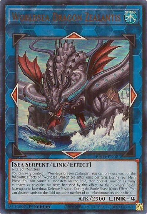 Worldsea Dragon Zealantis [RA04-EN082] Ultra Rare | Black Swamp Games