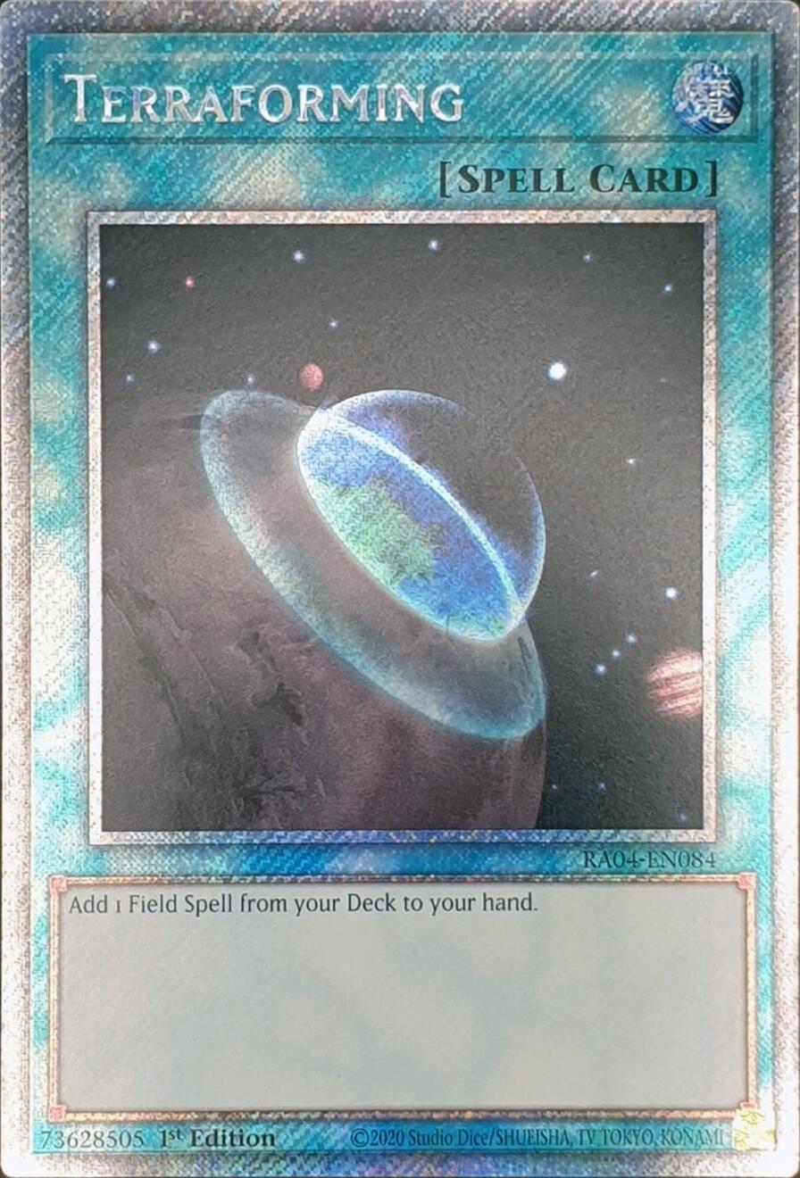 Terraforming [RA04-EN084] Platinum Secret Rare | Black Swamp Games