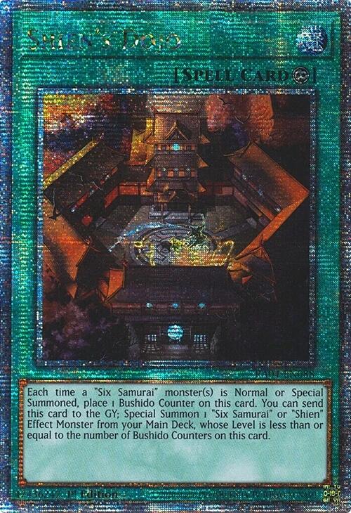 Shien's Dojo [RA04-EN088] Quarter Century Secret Rare | Black Swamp Games