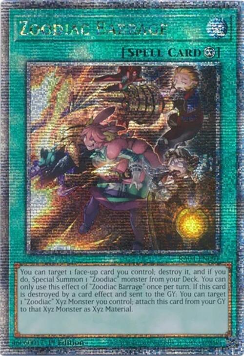 Zoodiac Barrage [RA04-EN091] Quarter Century Secret Rare | Black Swamp Games