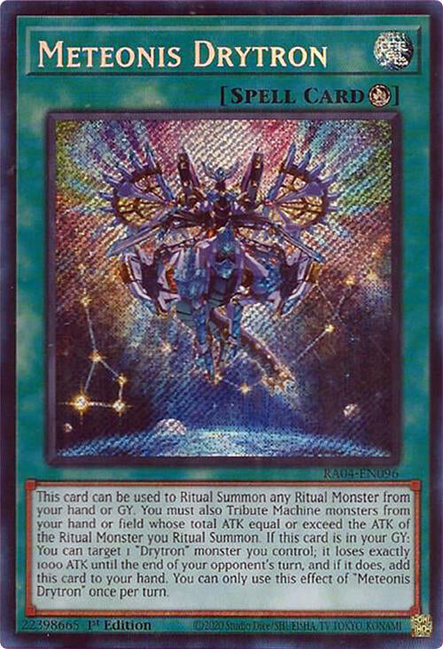Meteonis Drytron [RA04-EN096] Secret Rare | Black Swamp Games