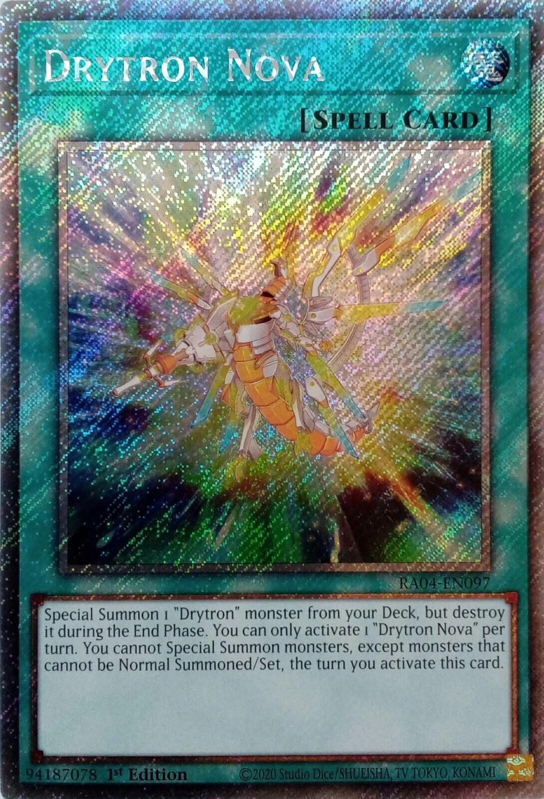 Drytron Nova [RA04-EN097] Platinum Secret Rare | Black Swamp Games