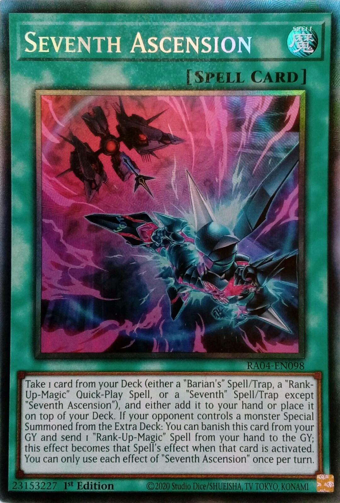 Seventh Ascension [RA04-EN098] Prismatic Collector's Rare | Black Swamp Games