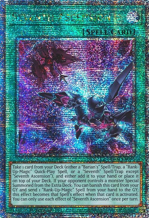 Seventh Ascension [RA04-EN098] Quarter Century Secret Rare | Black Swamp Games