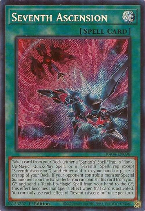 Seventh Ascension [RA04-EN098] Secret Rare | Black Swamp Games