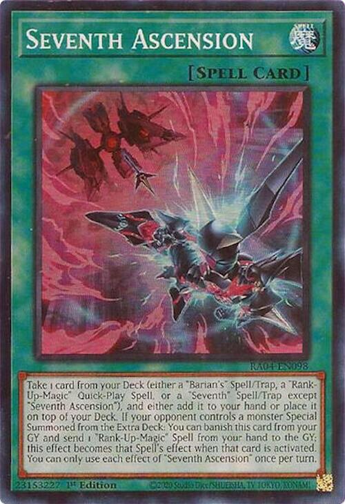 Seventh Ascension [RA04-EN098] Super Rare | Black Swamp Games