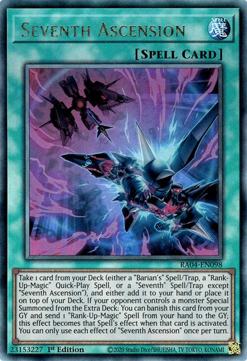 Seventh Ascension [RA04-EN098] Prismatic Ultimate Rare | Black Swamp Games