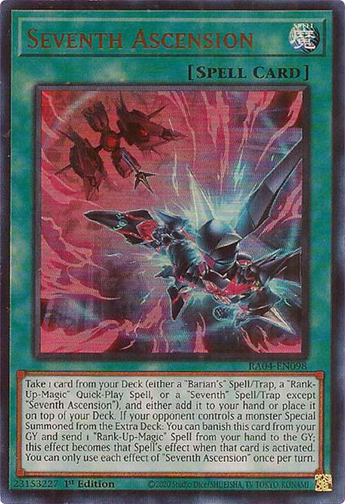 Seventh Ascension [RA04-EN098] Ultra Rare | Black Swamp Games