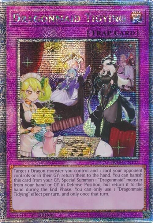 Dragonmaid Tidying [RA04-EN102] Quarter Century Secret Rare | Black Swamp Games