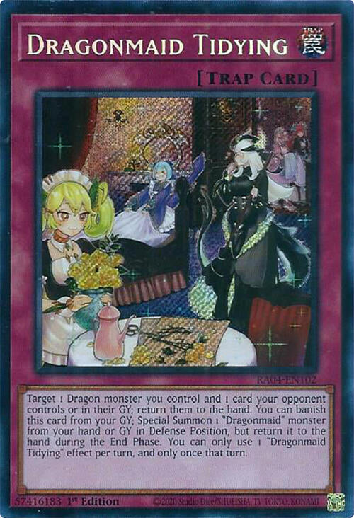 Dragonmaid Tidying [RA04-EN102] Secret Rare | Black Swamp Games