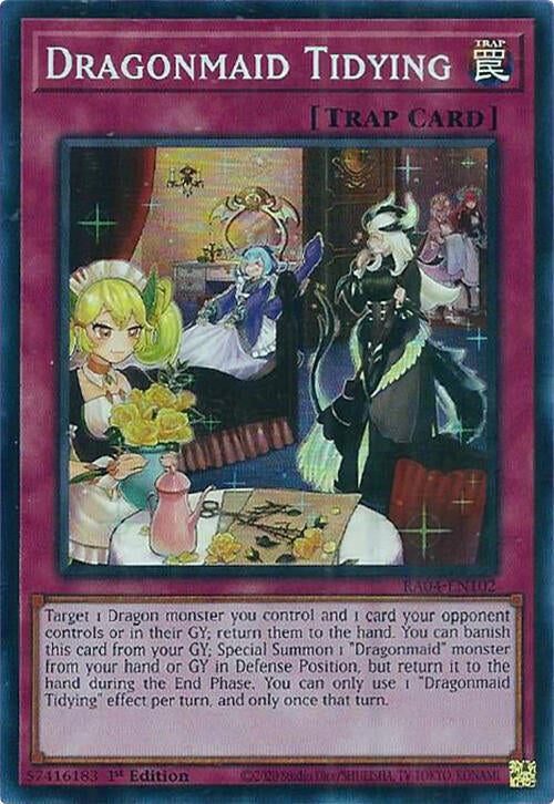 Dragonmaid Tidying [RA04-EN102] Super Rare | Black Swamp Games
