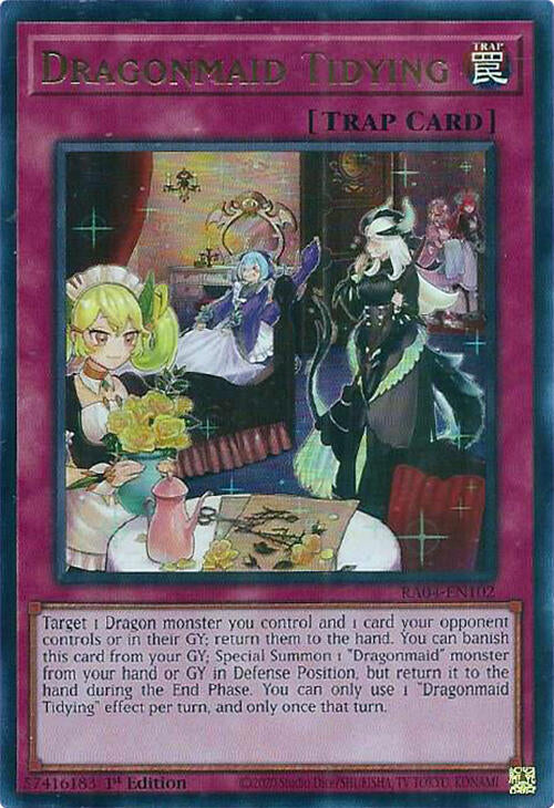 Dragonmaid Tidying [RA04-EN102] Ultra Rare | Black Swamp Games
