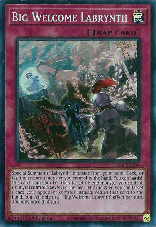 Big Welcome Labrynth [RA04-EN104] Super Rare | Black Swamp Games