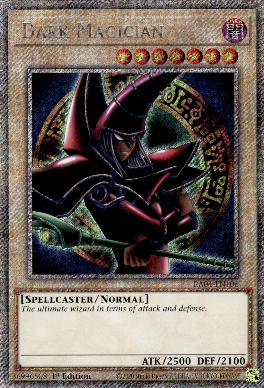 Dark Magician (Arkana) [RA04-EN106] Platinum Secret Rare | Black Swamp Games