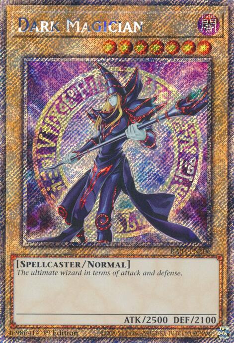 Dark Magician (8th Art) [RA04-EN106] Platinum Secret Rare | Black Swamp Games