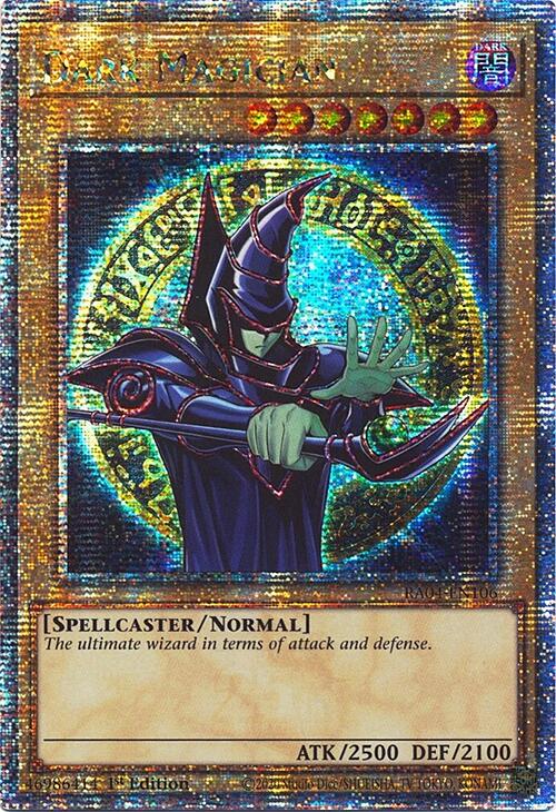 Dark Magician (9th Art) [RA04-EN106] Quarter Century Secret Rare | Black Swamp Games