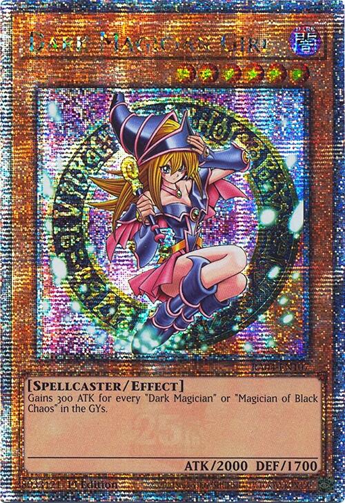 Dark Magician Girl (3rd Art) [RA04-EN107] Quarter Century Secret Rare | Black Swamp Games