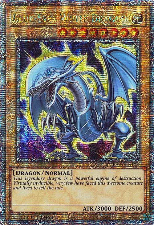 Blue-Eyes White Dragon (7th Art) [RA04-EN108] Quarter Century Secret Rare | Black Swamp Games