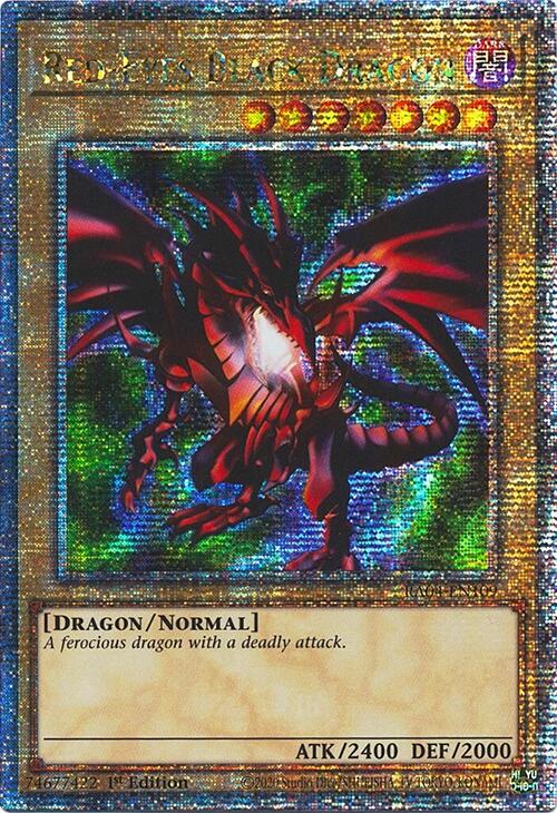 Red-Eyes Black Dragon (4th Art) [RA04-EN109] Quarter Century Secret Rare | Black Swamp Games