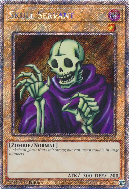 Skull Servant [RA04-EN110] Platinum Secret Rare | Black Swamp Games