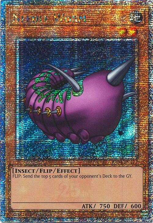 Needle Worm [RA04-EN112] Quarter Century Secret Rare | Black Swamp Games