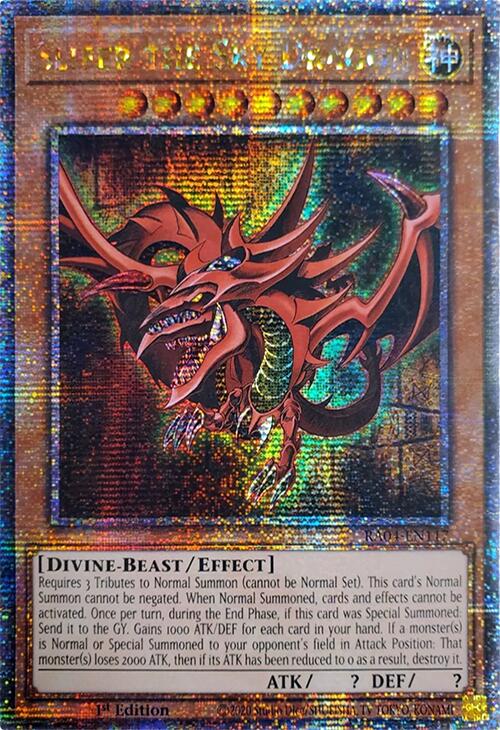 Slifer the Sky Dragon [RA04-EN117] Quarter Century Secret Rare | Black Swamp Games