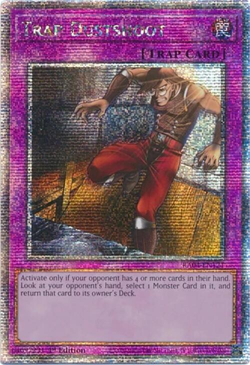 Trap Dustshoot [RA04-EN121] Quarter Century Secret Rare | Black Swamp Games