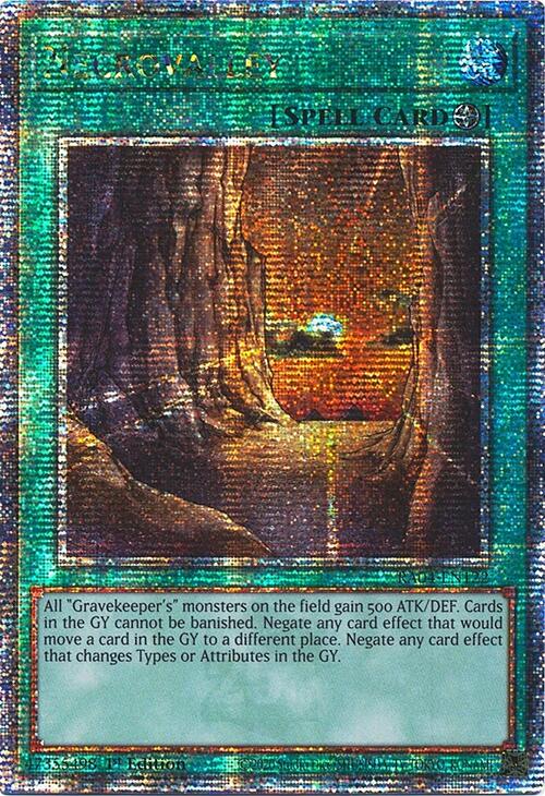 Necrovalley [RA04-EN122] Quarter Century Secret Rare | Black Swamp Games