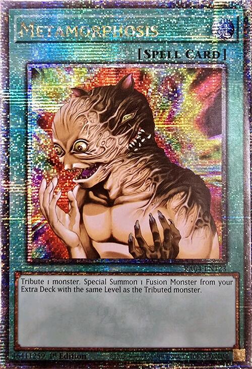 Metamorphosis [RA04-EN123] Quarter Century Secret Rare | Black Swamp Games