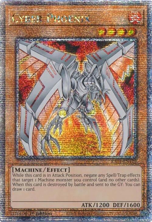 Cyber Phoenix [RA04-EN129] Quarter Century Secret Rare | Black Swamp Games