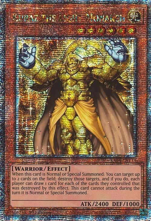 Kuraz the Light Monarch [RA04-EN133] Quarter Century Secret Rare | Black Swamp Games