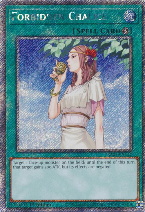 Forbidden Chalice [RA04-EN137] Platinum Secret Rare | Black Swamp Games