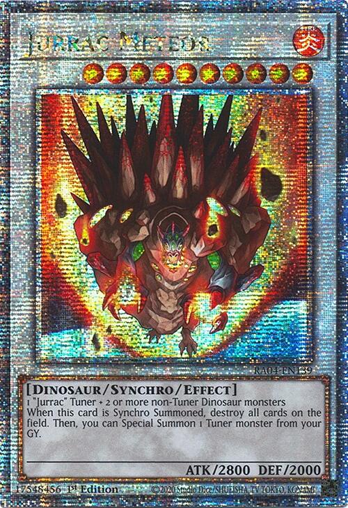 Jurrac Meteor [RA04-EN139] Quarter Century Secret Rare | Black Swamp Games