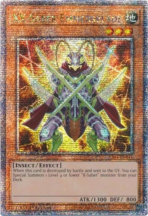 XX-Saber Emmersblade [RA04-EN141] Quarter Century Secret Rare | Black Swamp Games
