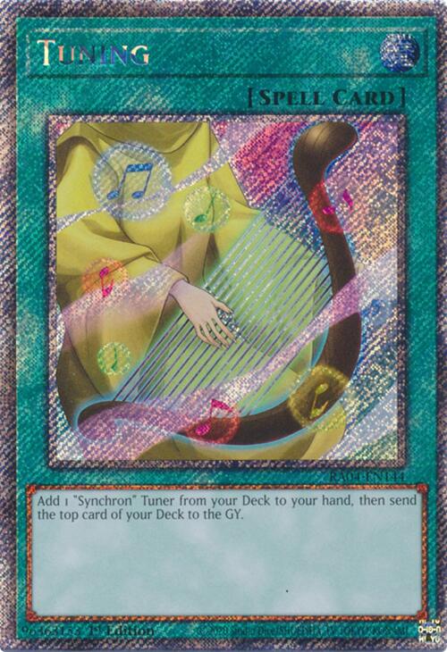 Tuning [RA04-EN144] Platinum Secret Rare | Black Swamp Games