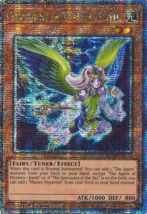 The Agent of Mystery - Earth [RA04-EN146] Quarter Century Secret Rare | Black Swamp Games