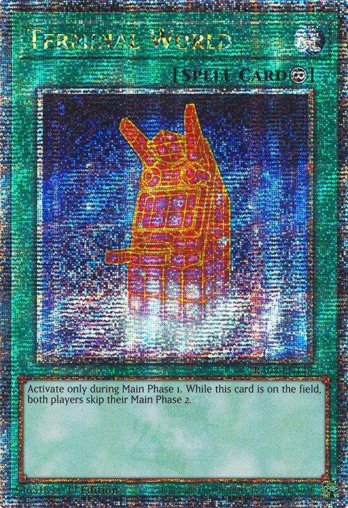 Terminal World [RA04-EN148] Quarter Century Secret Rare | Black Swamp Games