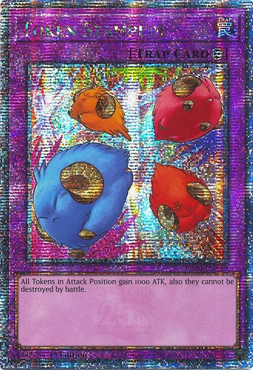 Token Stampede [RA04-EN149] Quarter Century Secret Rare | Black Swamp Games