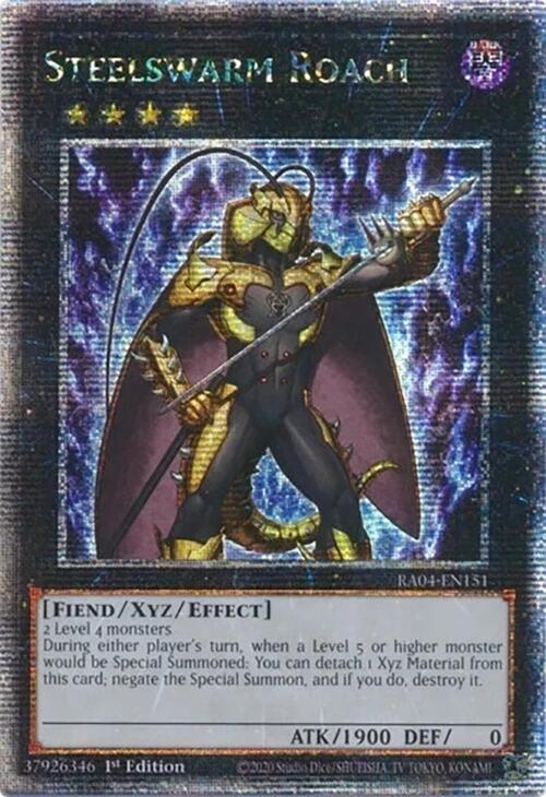 Steelswarm Roach [RA04-EN151] Quarter Century Secret Rare | Black Swamp Games