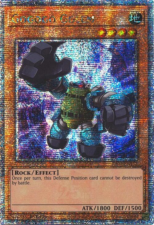 Gogogo Golem [RA04-EN152] Quarter Century Secret Rare | Black Swamp Games