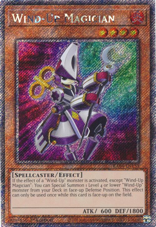 Wind-Up Magician [RA04-EN153] Platinum Secret Rare | Black Swamp Games