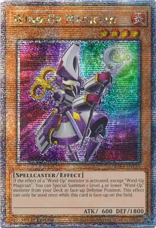 Wind-Up Magician [RA04-EN153] Quarter Century Secret Rare | Black Swamp Games