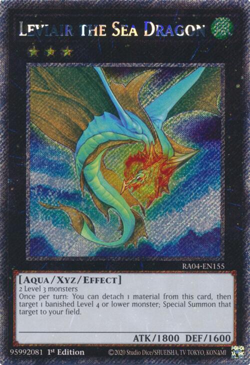 Leviair the Sea Dragon [RA04-EN155] Platinum Secret Rare | Black Swamp Games