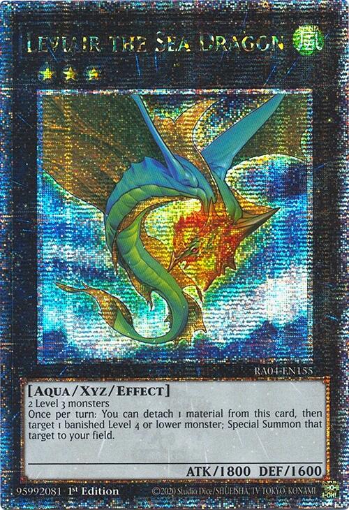 Leviair the Sea Dragon [RA04-EN155] Quarter Century Secret Rare | Black Swamp Games